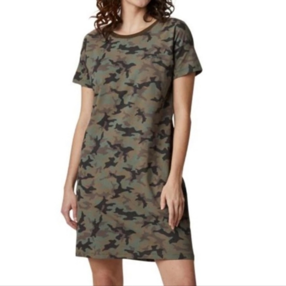 Columbia Camo TShirt Dress SzXS